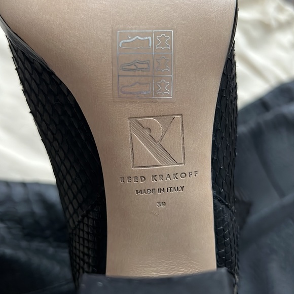 Reed krakoff boots black Python size 39 brand new - Picture 6 of 6